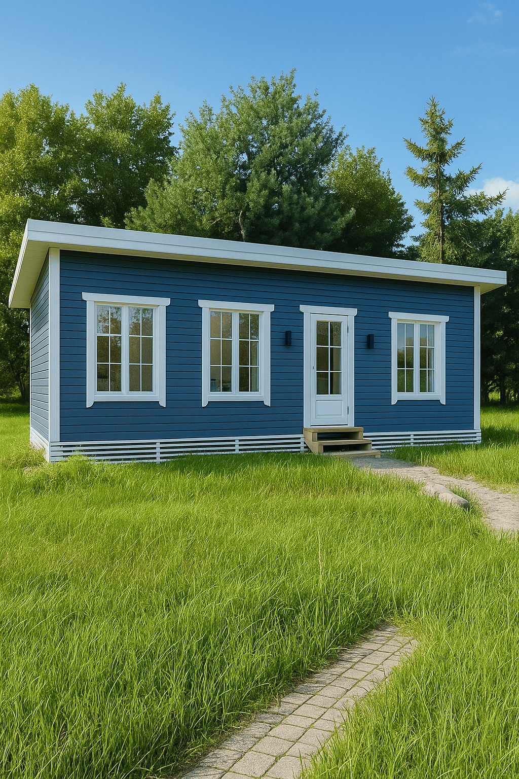 Каркасный домик, 31,5 м²